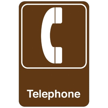 Bsc Preferred Telephone 9 x 6'' Facility Sign SN409